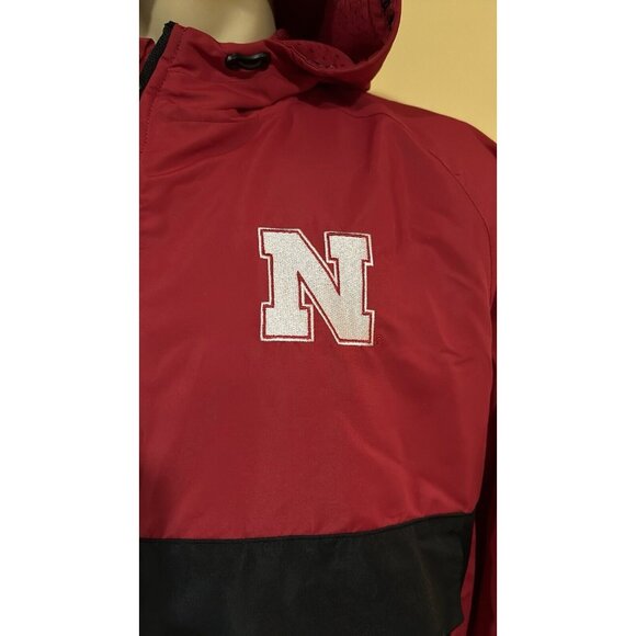 NC State Wolfpack Colosseum Long Sleeve Quarter Zip Light Jacket Mens L New - Picture 5 of 9